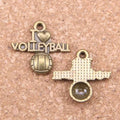 80 Pingentes I Love Volleyball Vintage